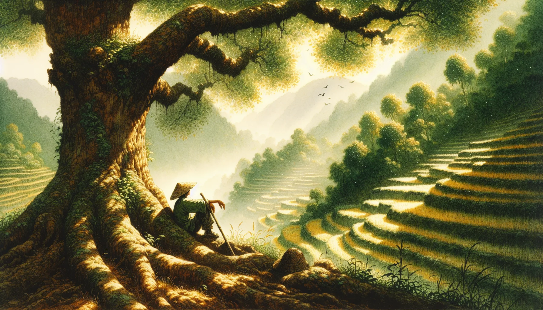 Hero image for If you are tired sit under a tree!