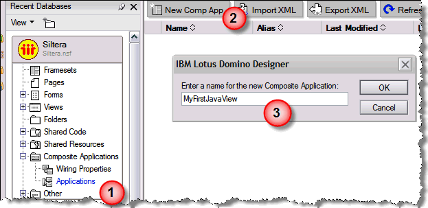 Create an empty Composite Application