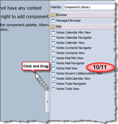 Drag 2 components